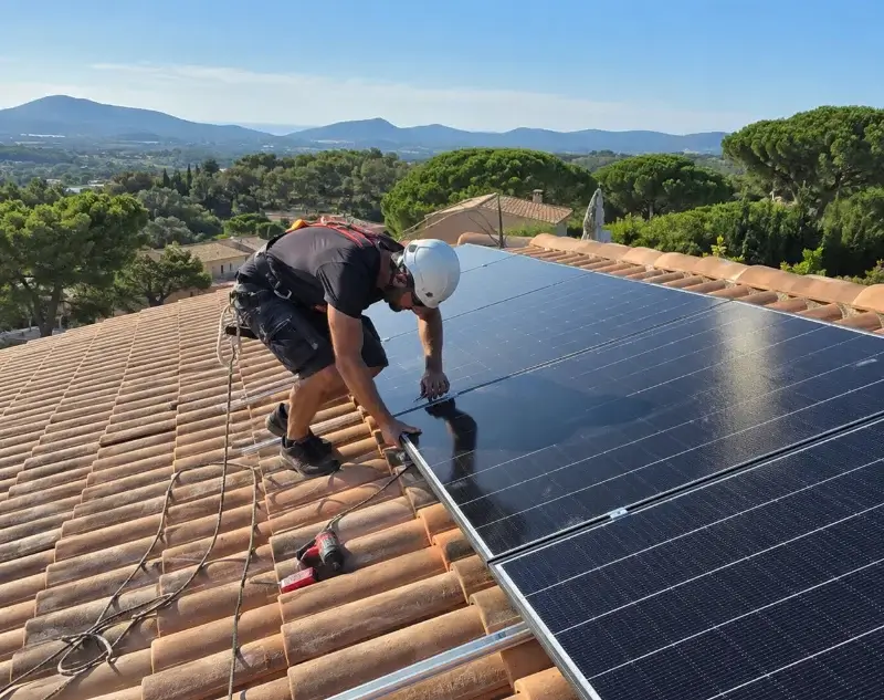 Installateur panneaux solaires Nébian — pose photovoltaïque sur toiture