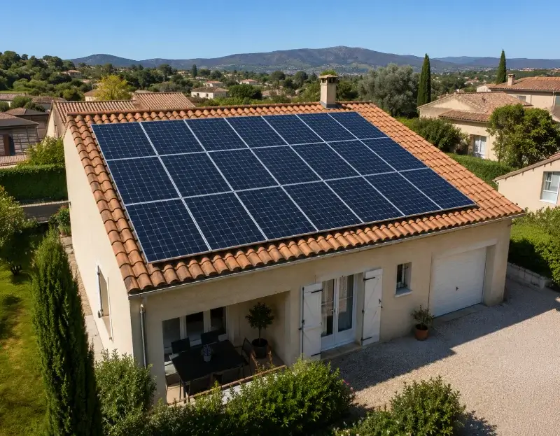 Prime à l'autoconsommation panneaux solaires Nébian — aide financière de l'État